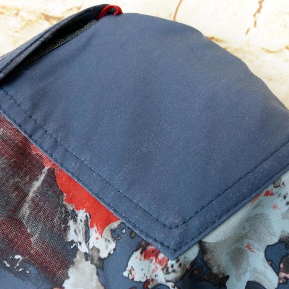 O’Neill Board Shorts Men 32X10 Deep Blue Floral HyperFreak Taco Swim Trunk Surf - Picture 12 of 15